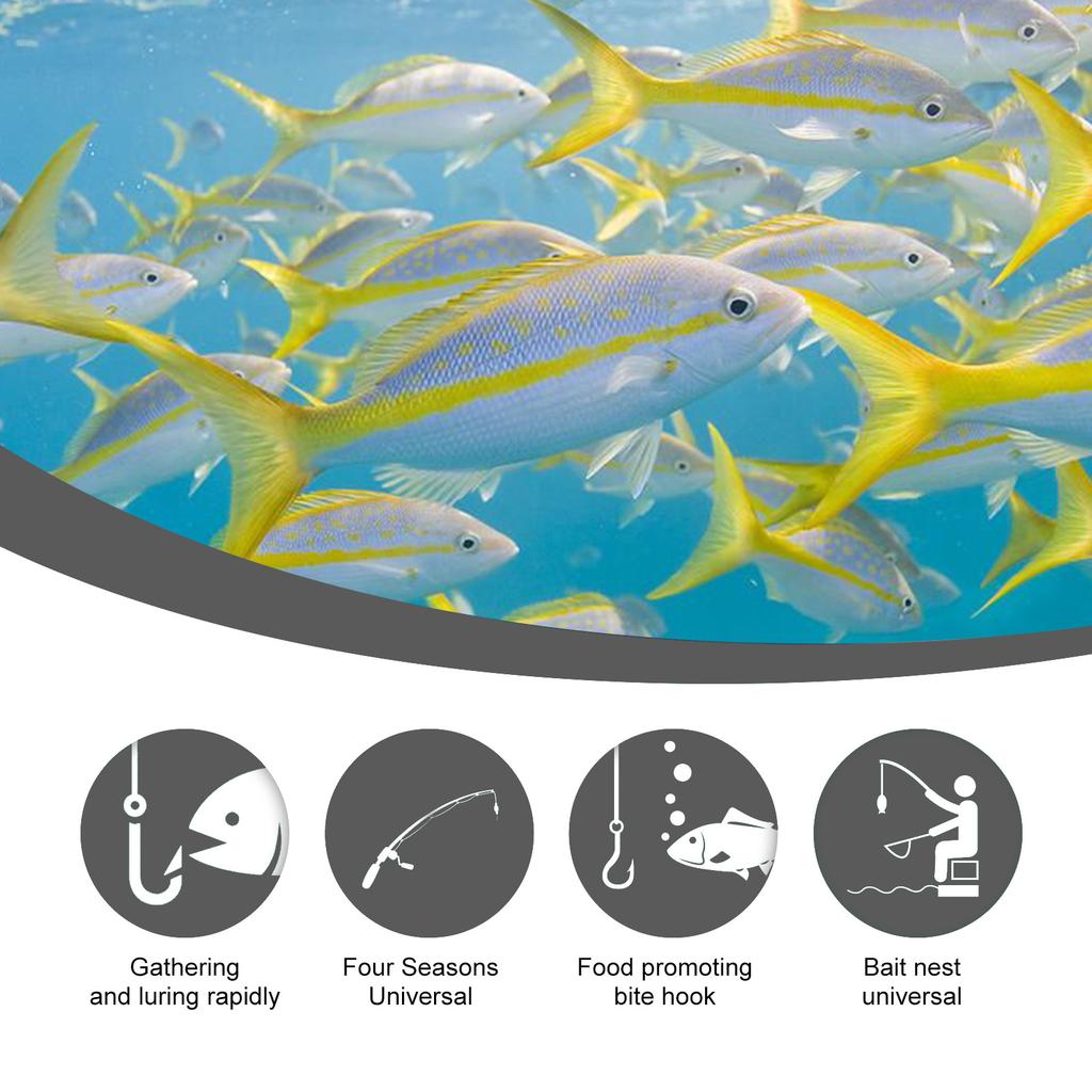 Yegbong Corn Fish Bait Reservoir Fish Bait Fishing Attractant Portable Fish Attractant