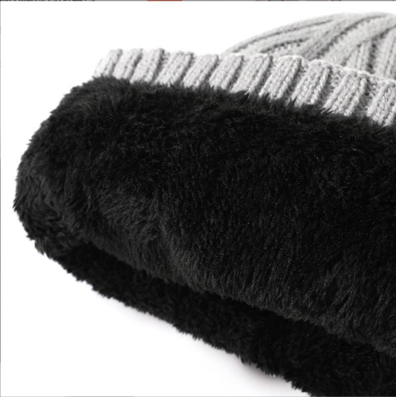 9 цветов Кепка мужская и женская осень-зима колледж бархатный стиль ветрозащитная и теплая однотонная вышитая вязаная шапка