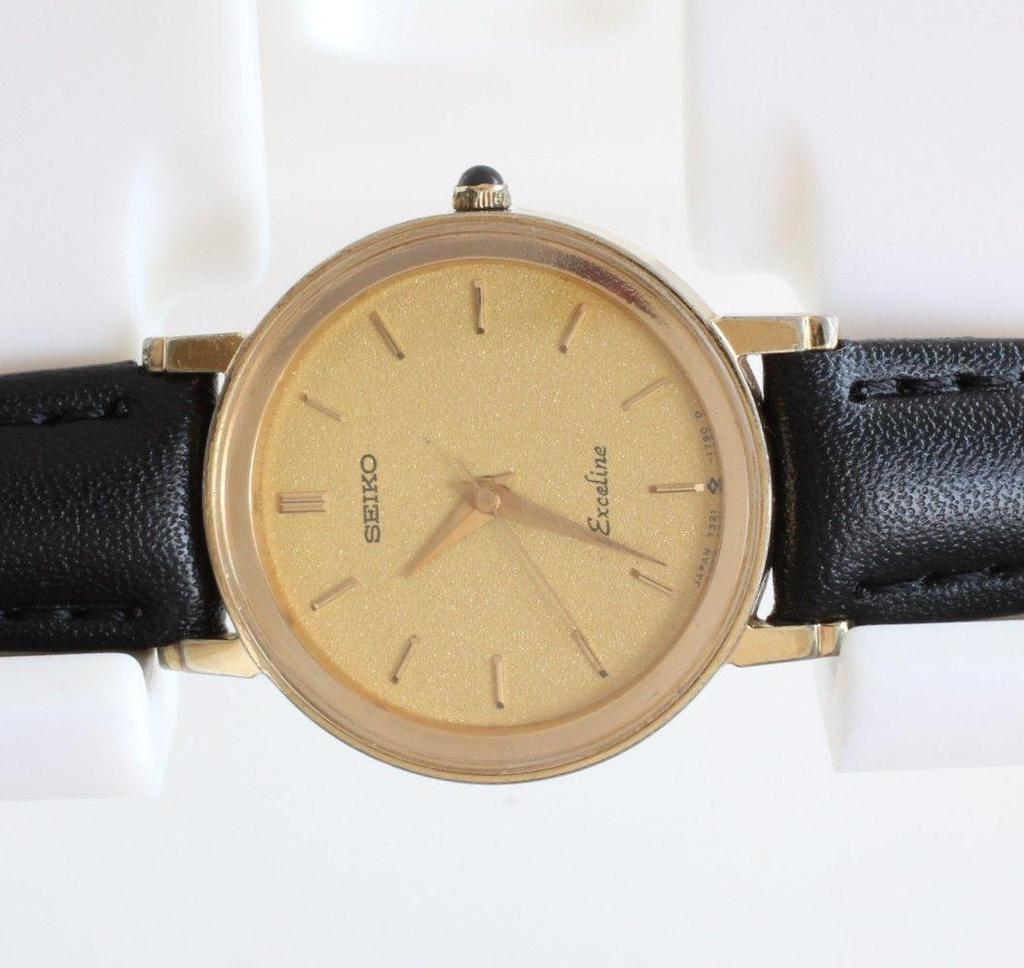[USED] Working SEIKO EXCELINE Watch 7321-0390