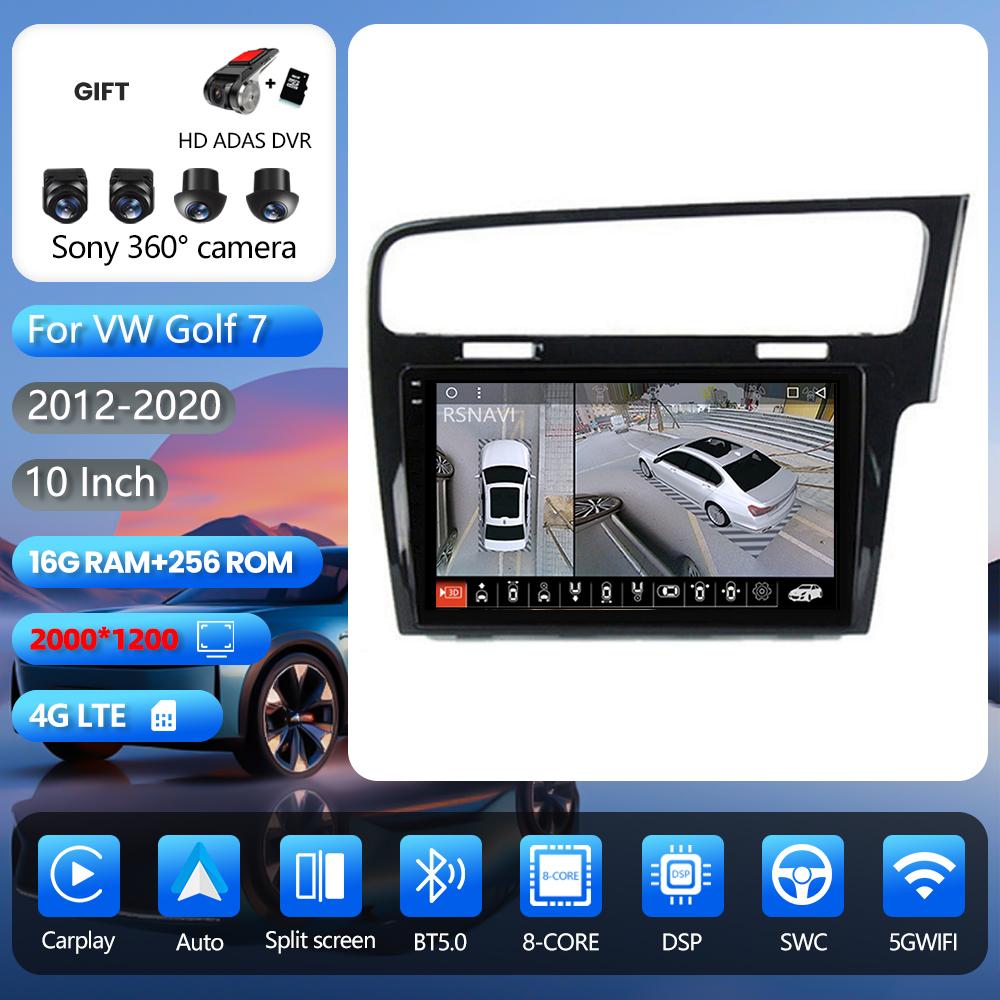 Автомагнитола Android 16 для Volkswagen VW Golf 7 MK7 GTI 2012-2021 правый руль RHD Carplay Android Auto Стерео Plug and Play