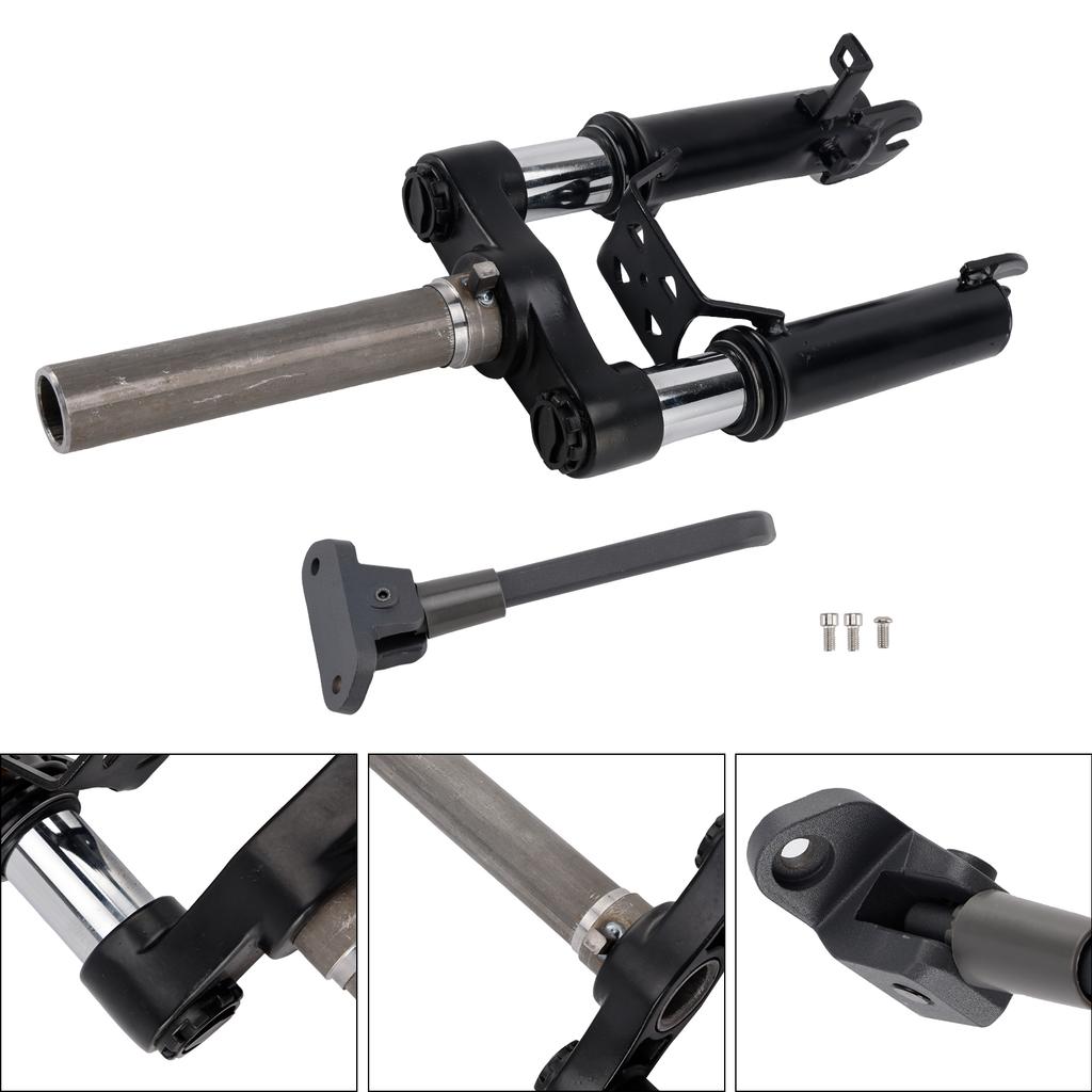 Front Fork Shock Absorber with Foot Stand for Ninebot Max G30 E-Scooters