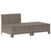 VidaXL Salon de jardin 2 pcs avec coussins Gris Résine tressée, salon de jardin, ensemble de salon d'extérieur, ensemble de 362690