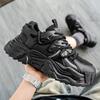 New Thick SoledNew Thick Soled Height Increasing Lightweight Comfortable Breathable Sports Dad Shoes Low Top Trendy Single Shoes