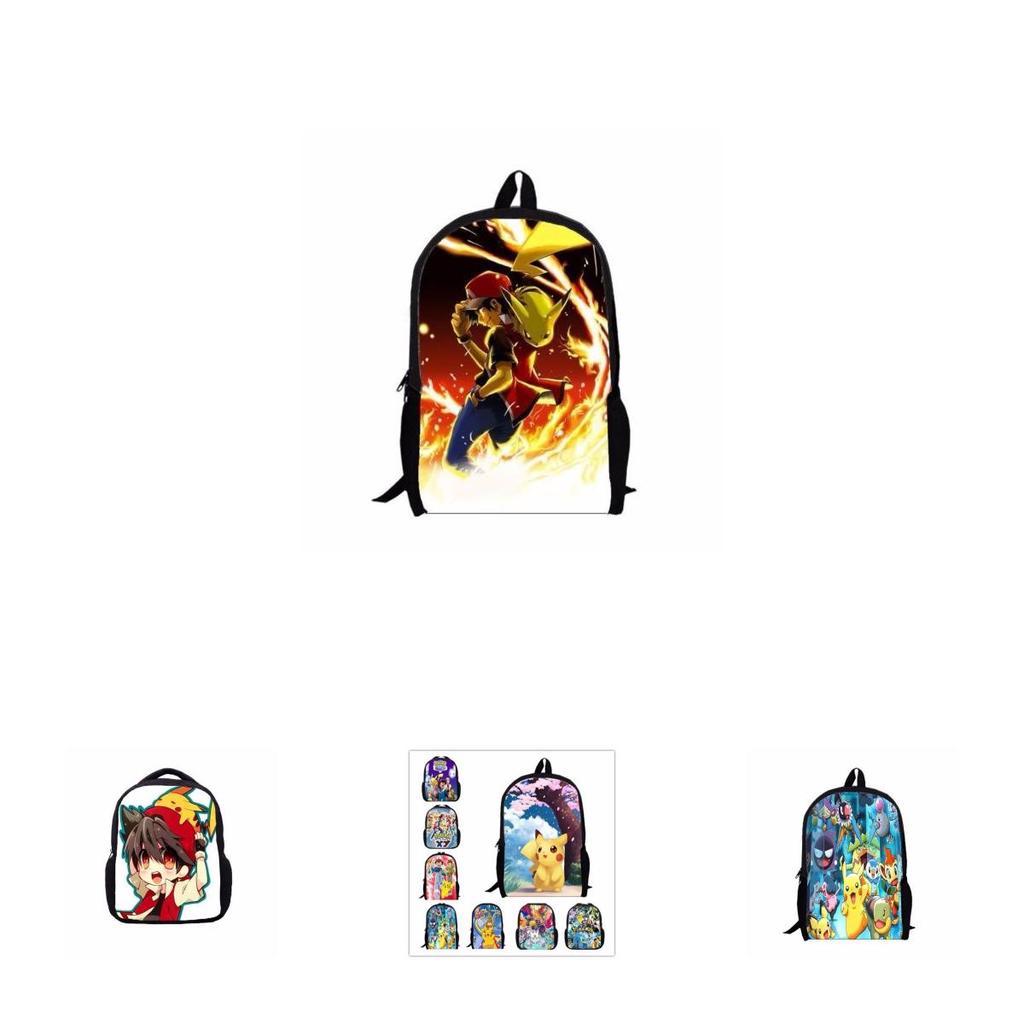 Galaxy Backpack Pokemon Travel Laptop School Shoulder Bag Rucksack 2017 New