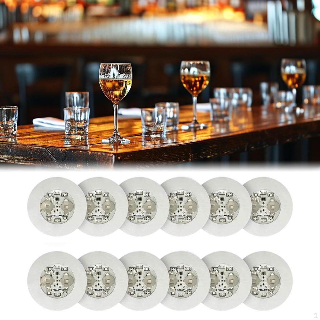 Светодиодные подставки 7 цветов RGB наклейки огни паб дом рождественский свет бутылки