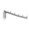 (SU)Wall Mounted Folding Stainless Steel Clothes Hanger Rack Swiveling Towel Hanger