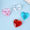 250 шт. акриловые искусственные хрустальные полупрозрачные сердца в форме сердца искусственные драгоценные камни наполнитель для вазы