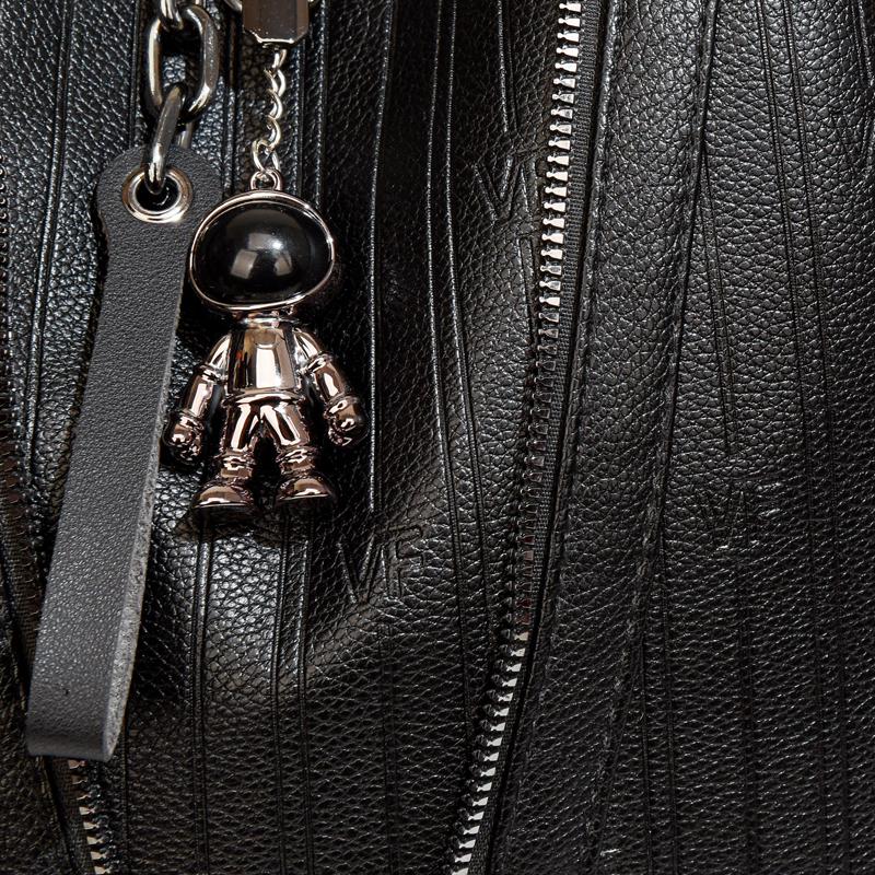 Сплошной цветной рюкзак Женский кожаный рюкзак Дорожная сумка