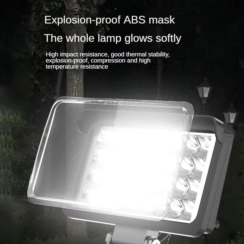 Светодиодный фонарь для аккумулятора Makita 4In, портативный прожектор, беспроводной, для работы на открытом воздухе, рыбалки, ручной аварийный инструмент, без аккумулятора, без USB