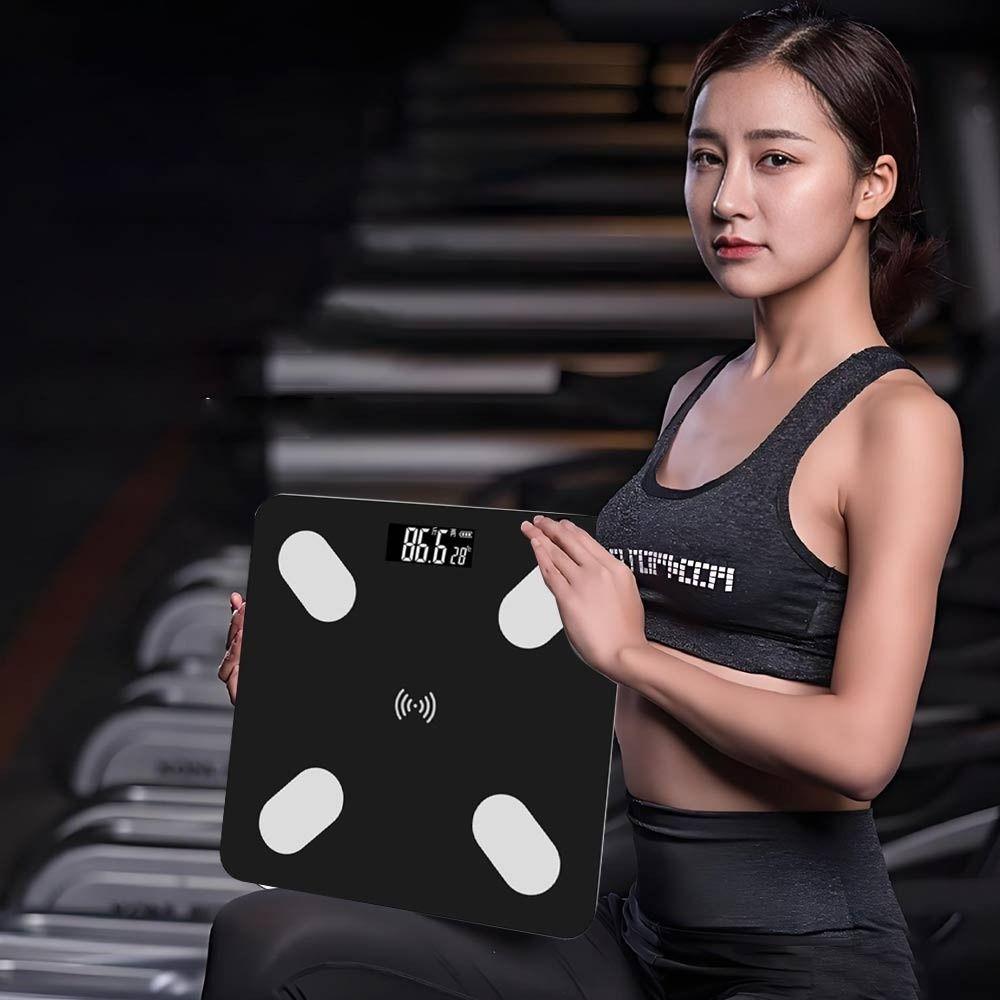 Bluetooth Connection Electronic Scales LCD Body Composition Analyzer Smart Body Weight Fat Scale