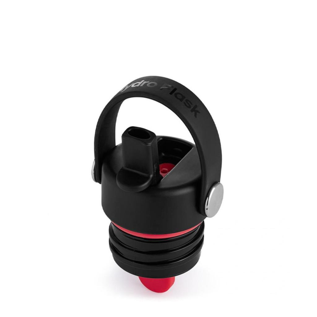 Hydro Flask Hydration 21oz 621mL Standard Mouth Flex Straw Black