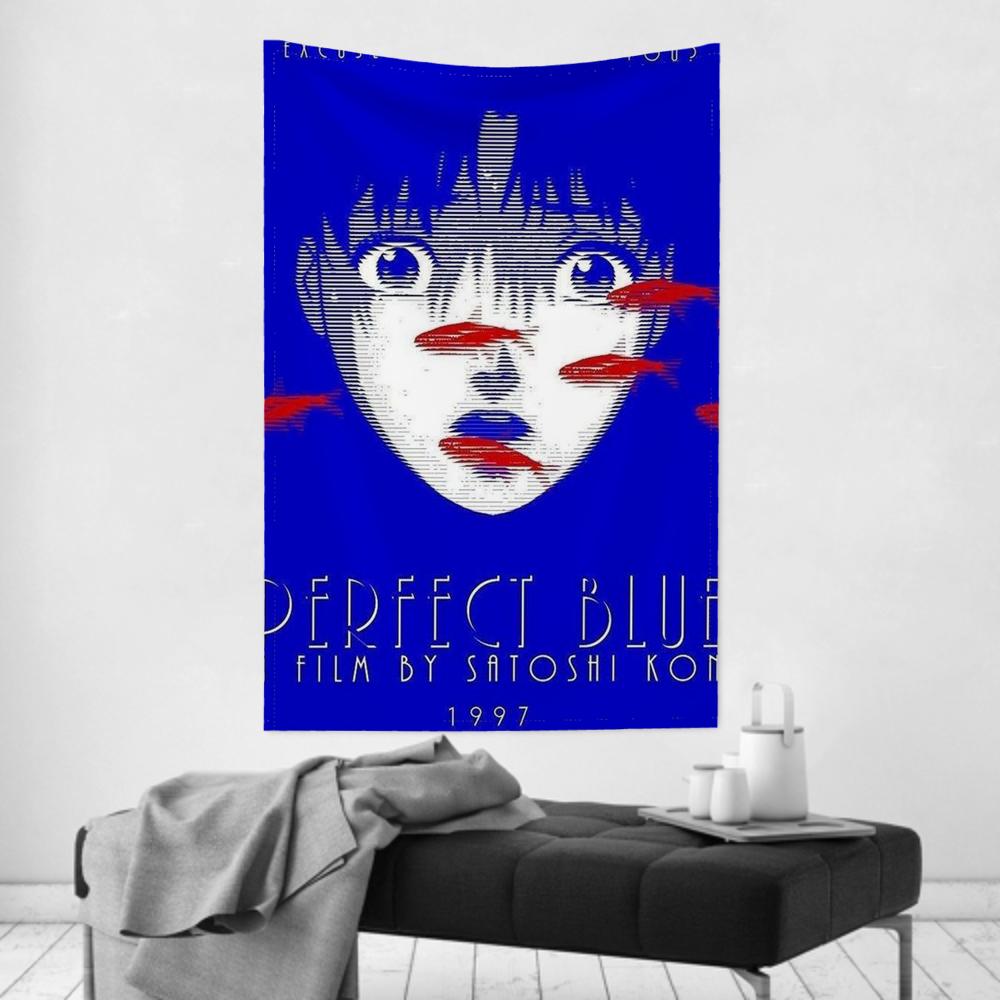 Комиксы Аниме MMystery Perfect Blue Гобелен Декор комнаты Настенная ткань Вечеринка Подвесной фон Декор комнаты Детская комната