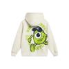 Li Ning X Disney Collaboration Серия Monsters University с мультяшным принтом Флисовая теплая свободная кофта с капюшоном Женские толстовки с капюшоном Off-White AWDT810-2
