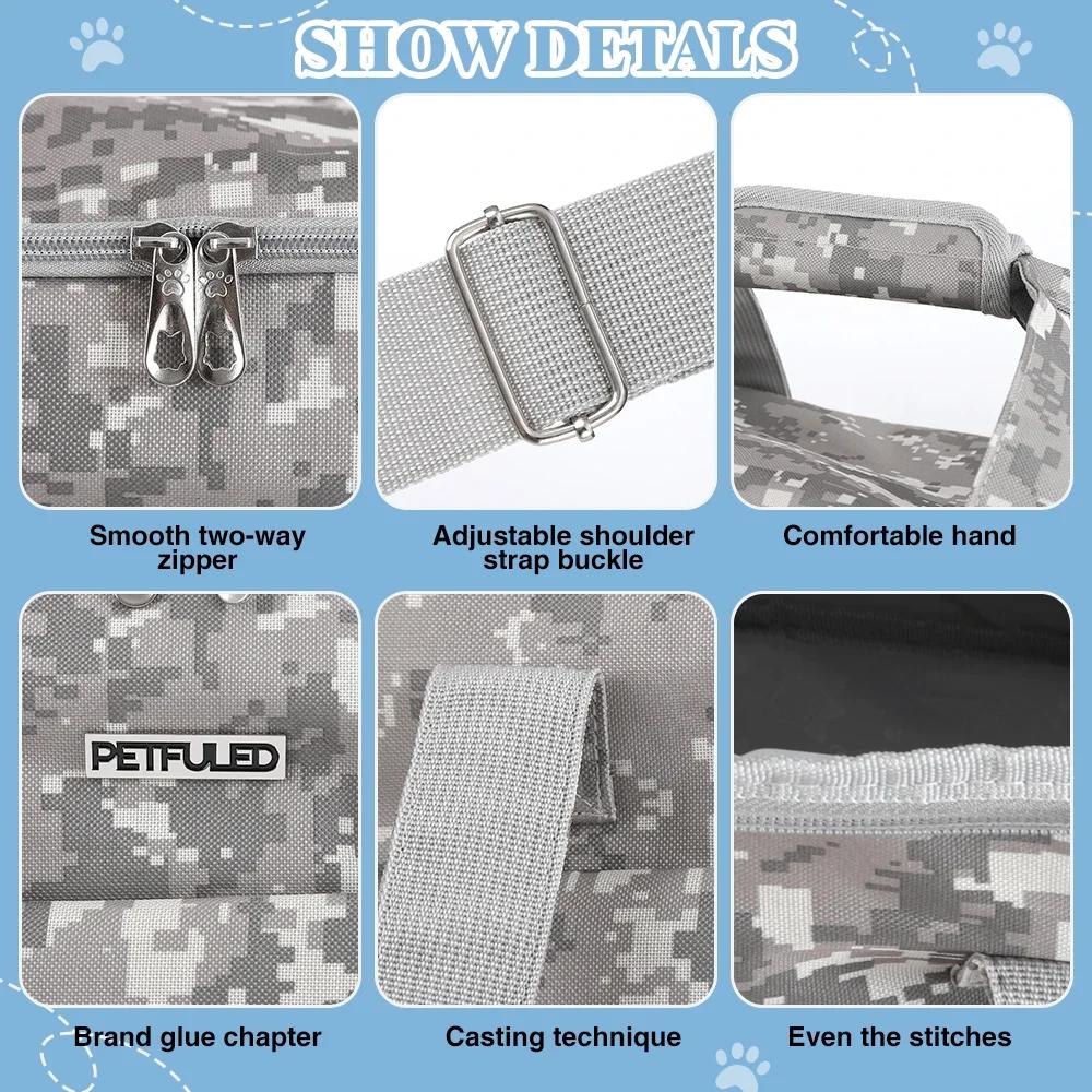 Complete Dog Travel Bag for Supplies, Weekend Pet Travel Kit for Dogs and Cats, Airline Approved Travel Bag