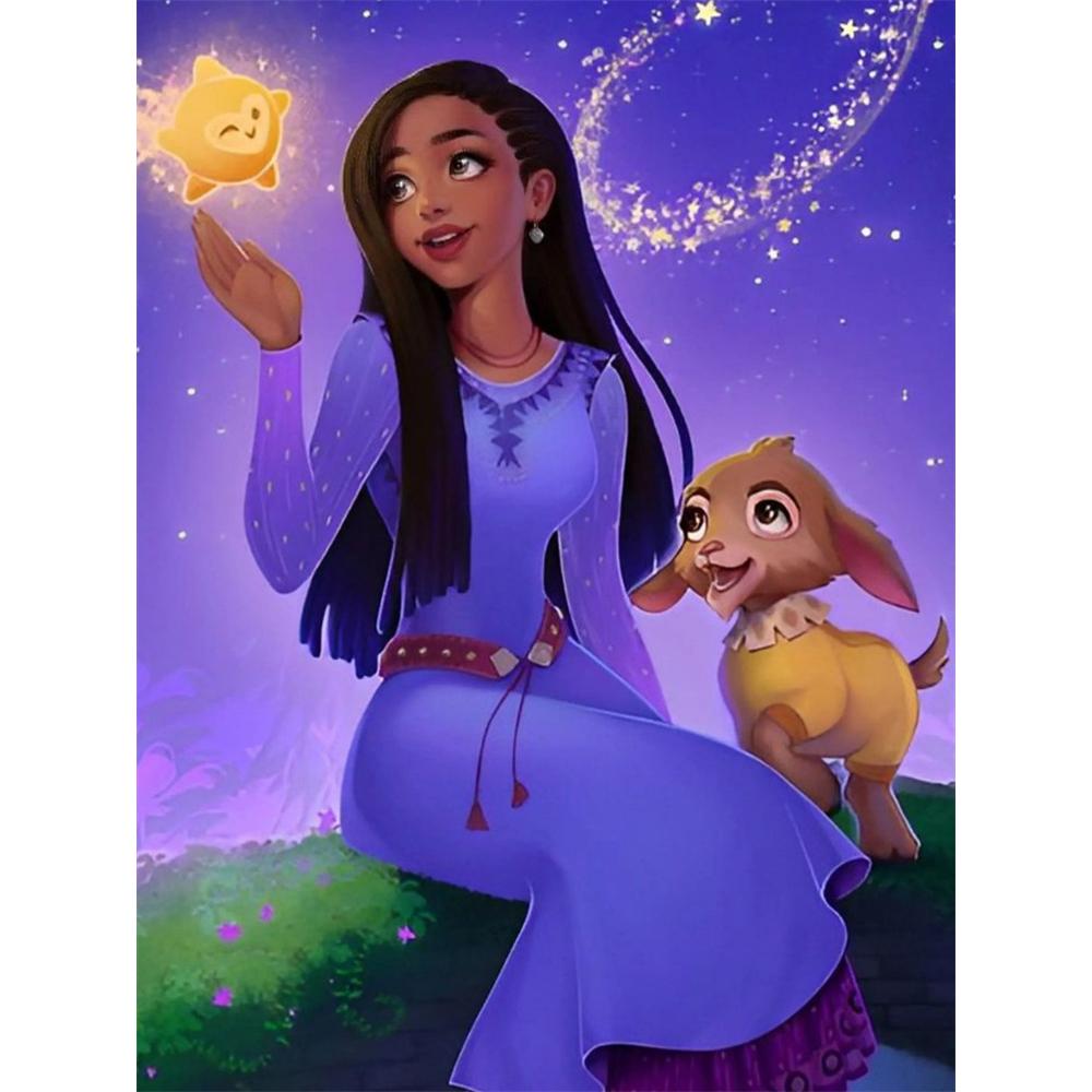 Disney Алмазная живопись Звездное желание Теплая сцена Милый мультфильм Вышивка крестом Полный набор Креативное шитье Мозаика 5D DIY Домашний декор