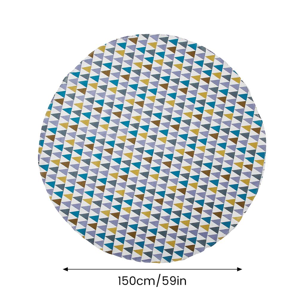 Круглая скатерть, моющаяся скатерть, декоративная скатерть для свадебного праздника, рождественской вечеринки, пикника, обеденного стола, чехлы для столов