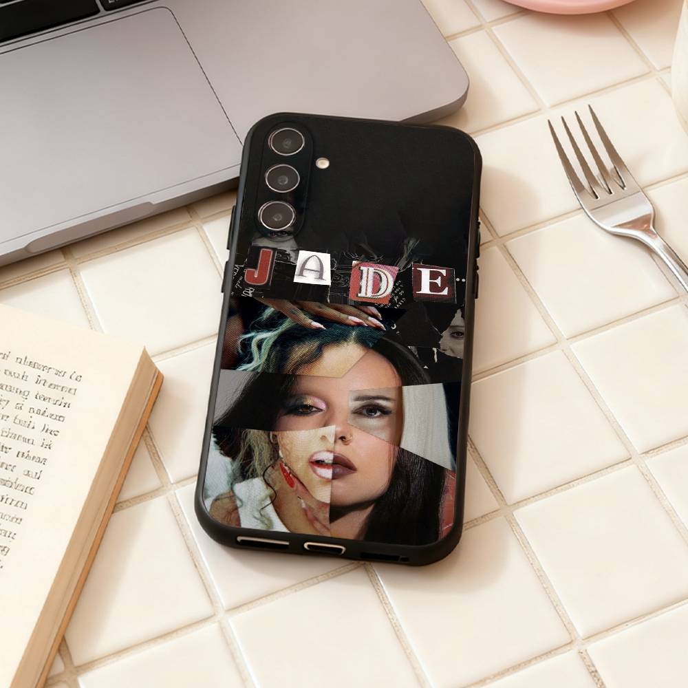 Singer J-Jade Thirlwall phone Case For Samsung Galaxy A73,A72,A71,A70,A53,A52,A51,Others Soft Black Shell