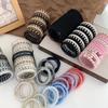 15 шт. плетеных резинок для волос высокой эластичности для женских причесок, базовые резинки, утолщенные, для высокого хвоста, аксессуары-ободки