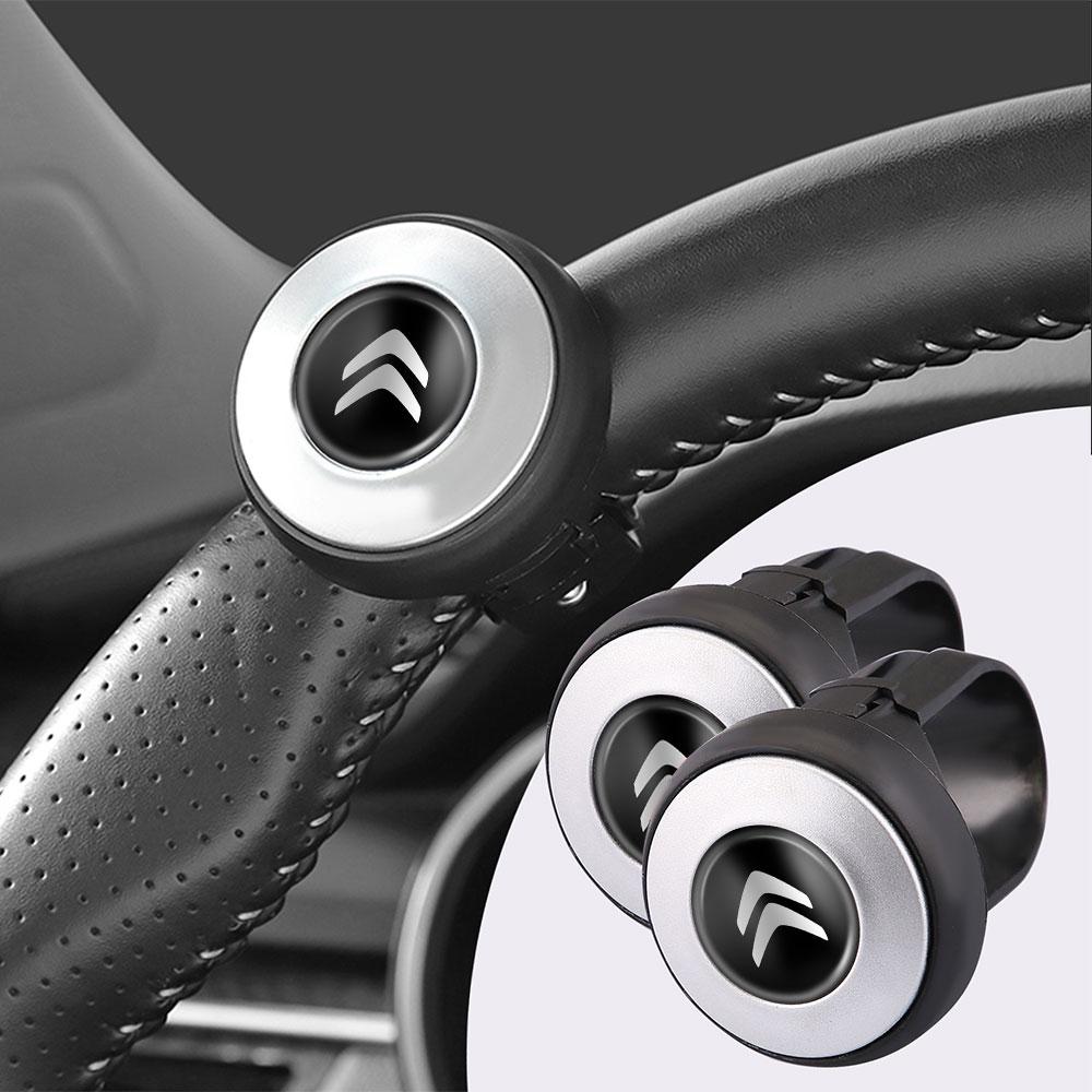 ALY3 Car Anti Slip 360 Degree Rotating Steering Wheel Booster Power Handle Ball Steering Accessories For Citroen C3 C4 Berlingo C5 C6