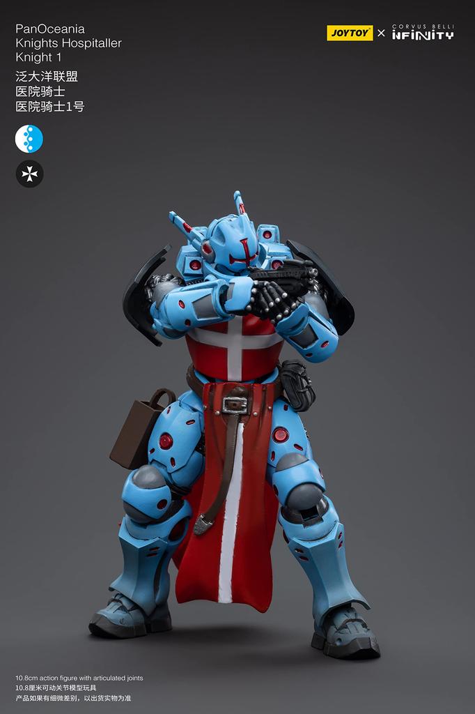 JOYTOY X Infinity Pan Oceania Union Hospitaller Knights Scale PVC ABS Painted Finished Figure Set 1/18 &