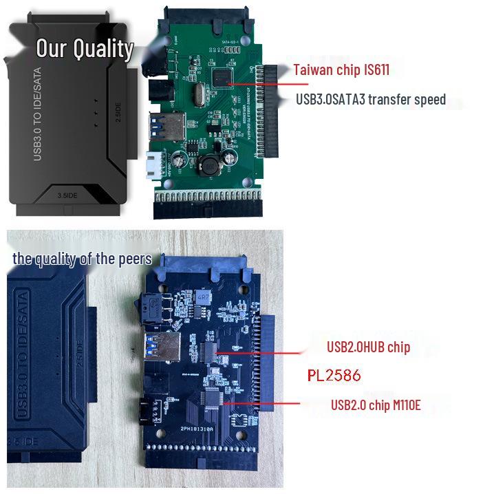 USB 3.0 Кабель-разветвитель на три SATA/IDE Easy Drive