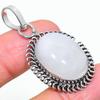 Rainbow Moonstone Handmade 925 Sterling Silver Gift Pendant 1.77" E3B11