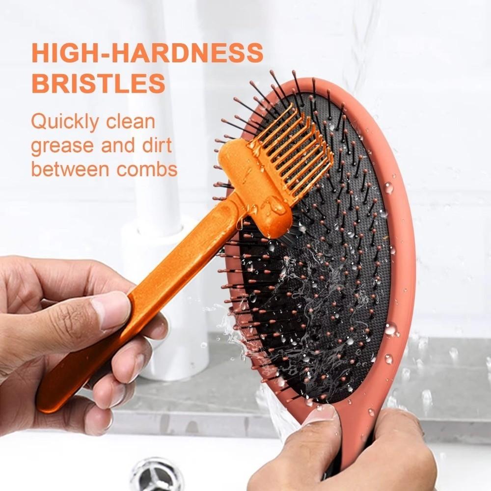 2-in-1 Hair Brush Cleaner Embedded Tools Hairbrush New Cleaner Rake For Home Salon
