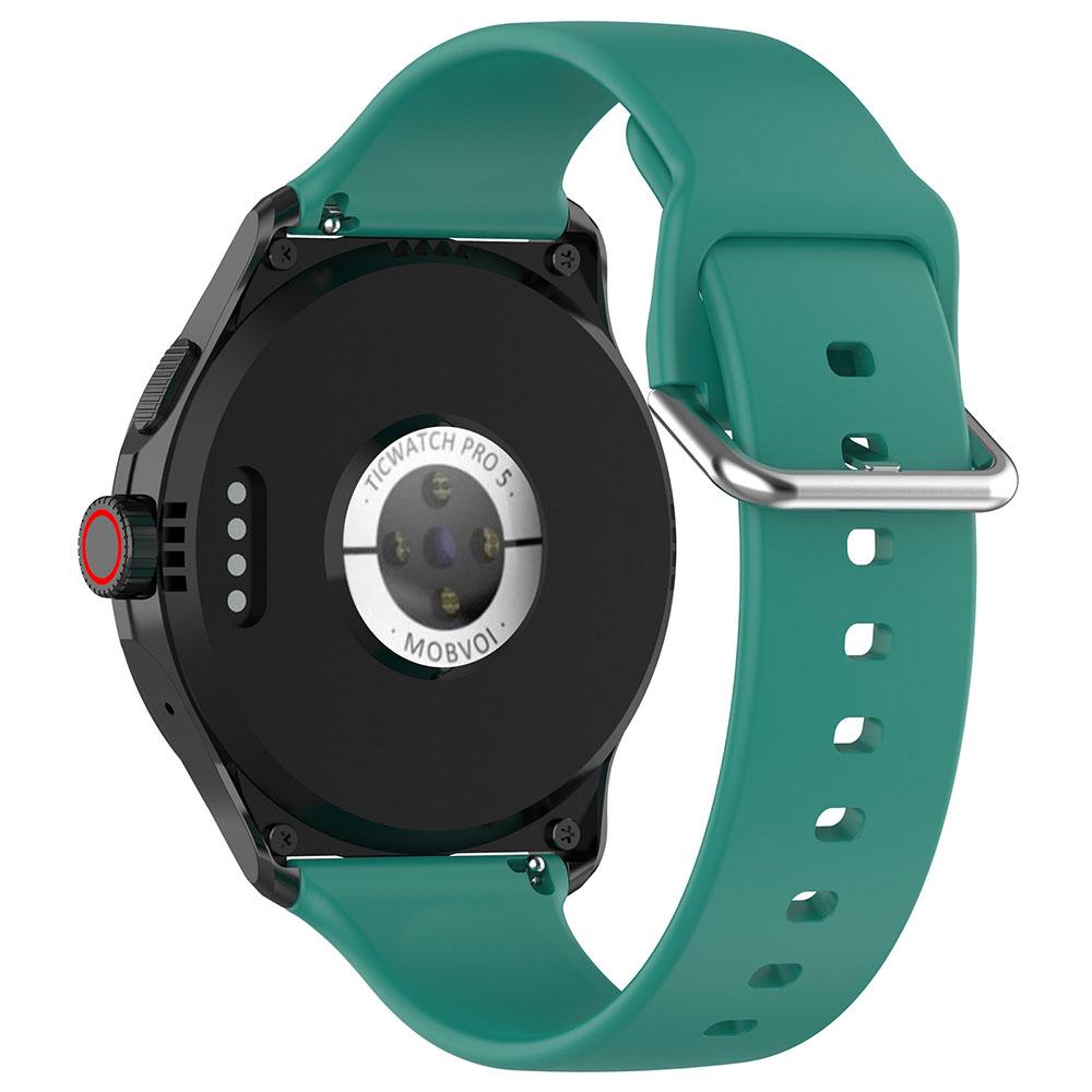 24mm Silicone Sport Watchband For TicWatch Pro 5 Wristband Replacement Strap For TicWatch Pro 5 Smart Watchband Bracelet Correa