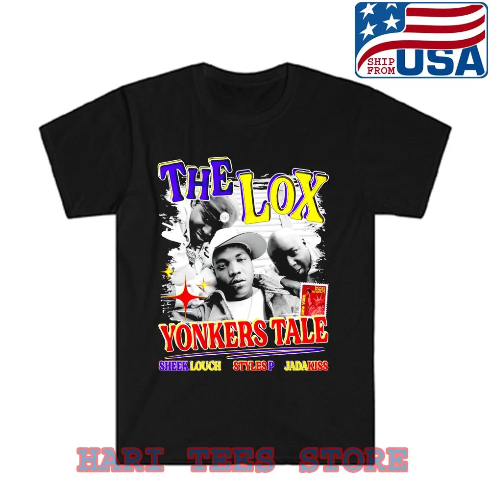 Мужская черная футболка Lox Yonkers Tale Размеры от S до 5XL