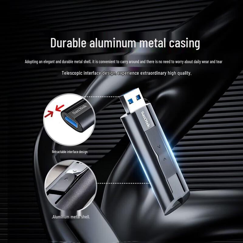 SanDisk Extreme PRO CZ880 USB3.2 Solid State Flash Drive