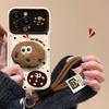 Applicable To Apple 15promax Mobile Phone Case IPhone 13/14 Cookie Doll Lanyard 11/12 Flip Mirror Xs