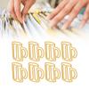 100Pcs Cup Shape Cute Paper Clips Plastic-coated Metal Small Paper Clips  Office Supplies