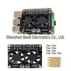 Dual Fan Expansion Board with LED for Raspberry Pi Cooling