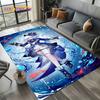 Новый ковер-циновка для одиночных мультяшных игр Genshin Impact для гостиной, спальни, дома, украшения дивана, детская игровая нескользящая напольная подстилка