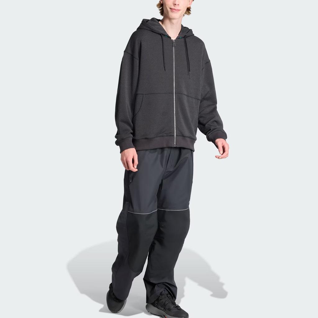 adidas Серия оборудования FW25 Светоотражающий логотип Буква Спортивная толстовка Куртка с длинным рукавом Мужская куртка JX1460