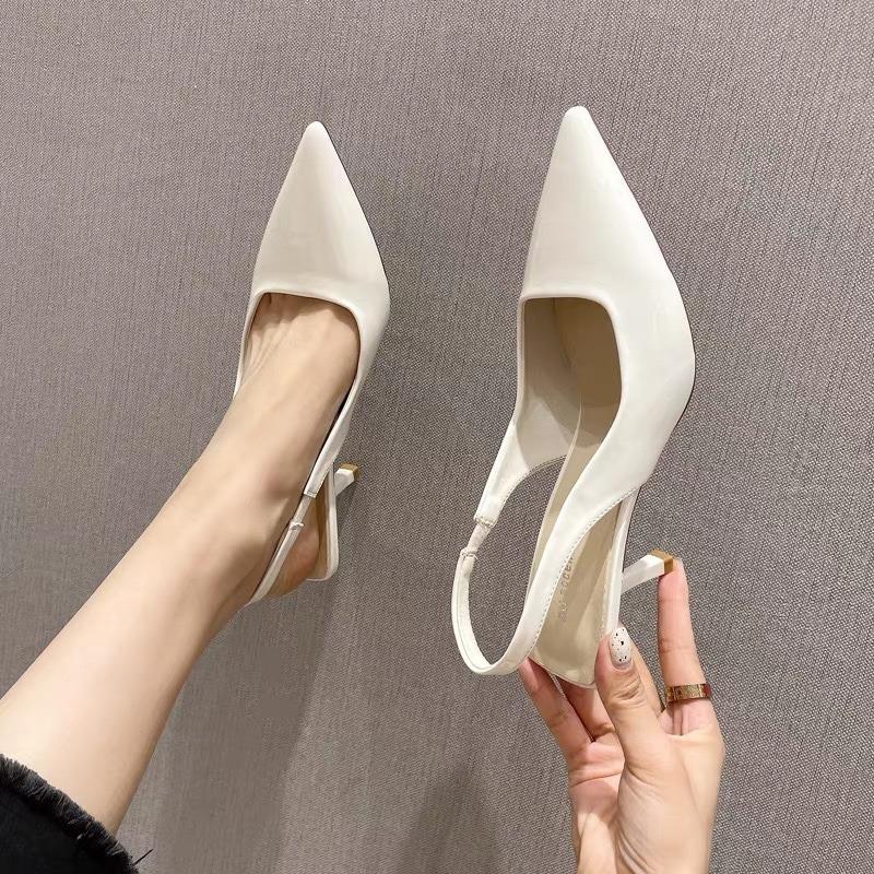 Сексуальные и элегантные женские босоножки на высоком каблуке с острым носком, идеально подходящие для любого случая. Женская обувь на каблуках для женщин