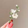 White Magnolia Brooch: Elegant Women’s Corsage Pin with Advanced Design and Anti-exposure Feature
