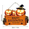 Happy Halloween Wooden Sign, Pumpkin with Hat Wooden Sign, Party Holiday Decoration Home Decorations Halloween Decoration