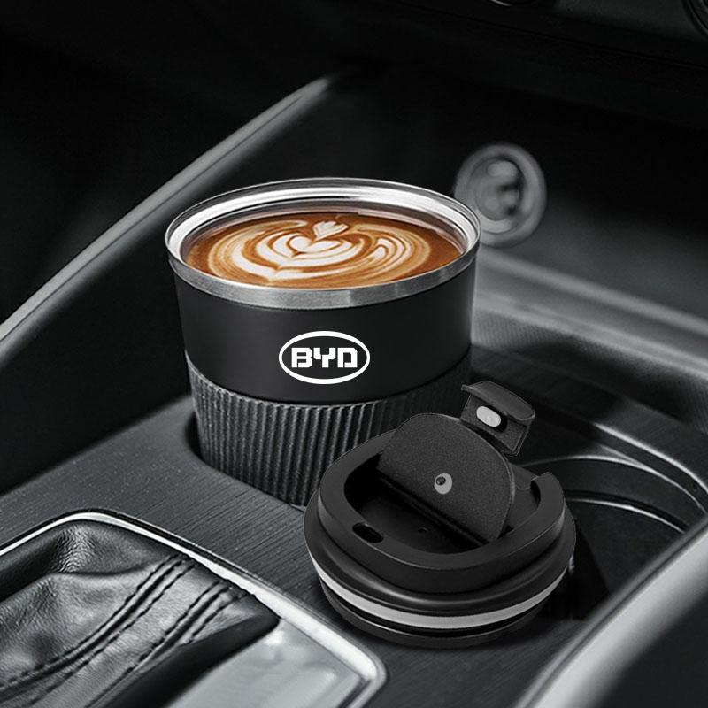 BMD1 500ML Thermal Mug Double Wall 304 Stainless Steel Coffee Cup Tea Vacuum For BYD F3 I3 F0 F6 S6 S8 E5 E6 G3 G6 L3 S7 M6 Tang