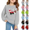 Christmas Day Girls Round Neck Pullovers For Kids Printed Baby Tops