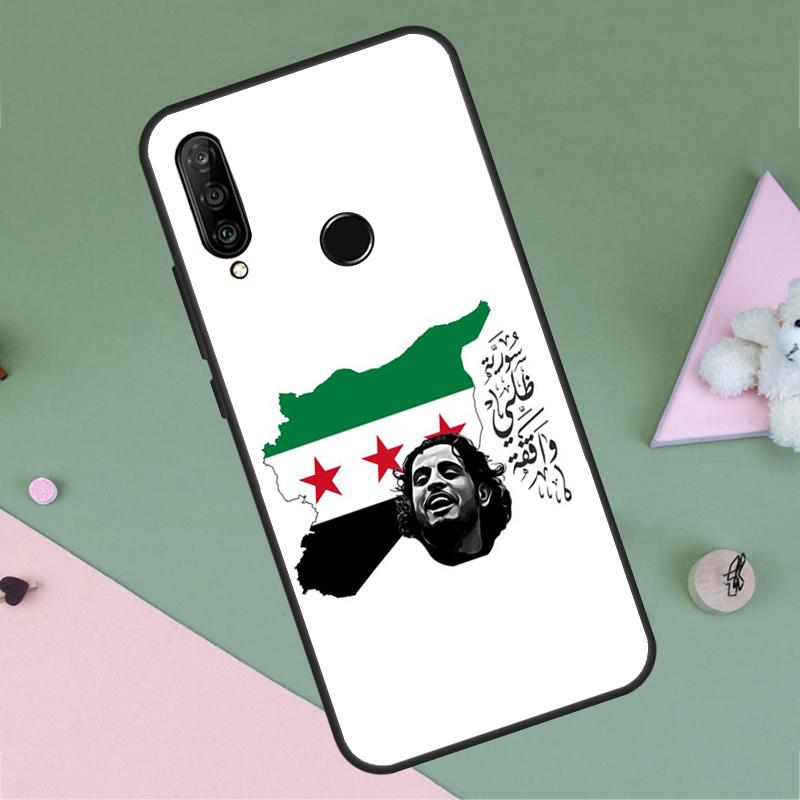 Syrian Revolution Flag For Huawei P30 P40 Lite P60 Pro Nova 7i 8i 11i 12i 12s 10 9 SE Y90 Y60 Y70 Y72 Y61 Y91 Case