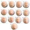 3D Baby Face Soft Clay Mold Doll Faces Silicone Mold Cake Decorating Tools Chocolate Candy Cupcake Topper Clay Soap Mold