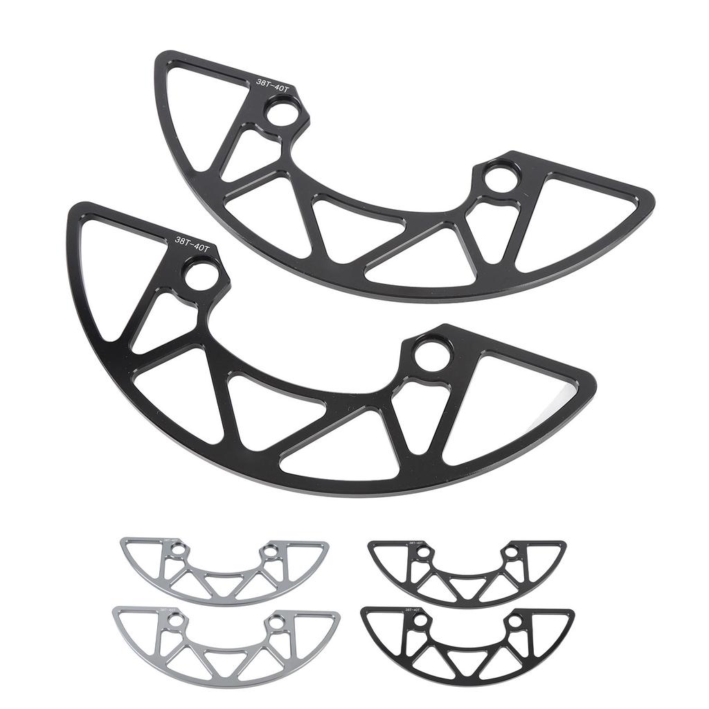 Cycle Chainring Guard Aluminum Alloy 104BCD Cycle Sprocket Protector for 38 to 40T Positive Negative