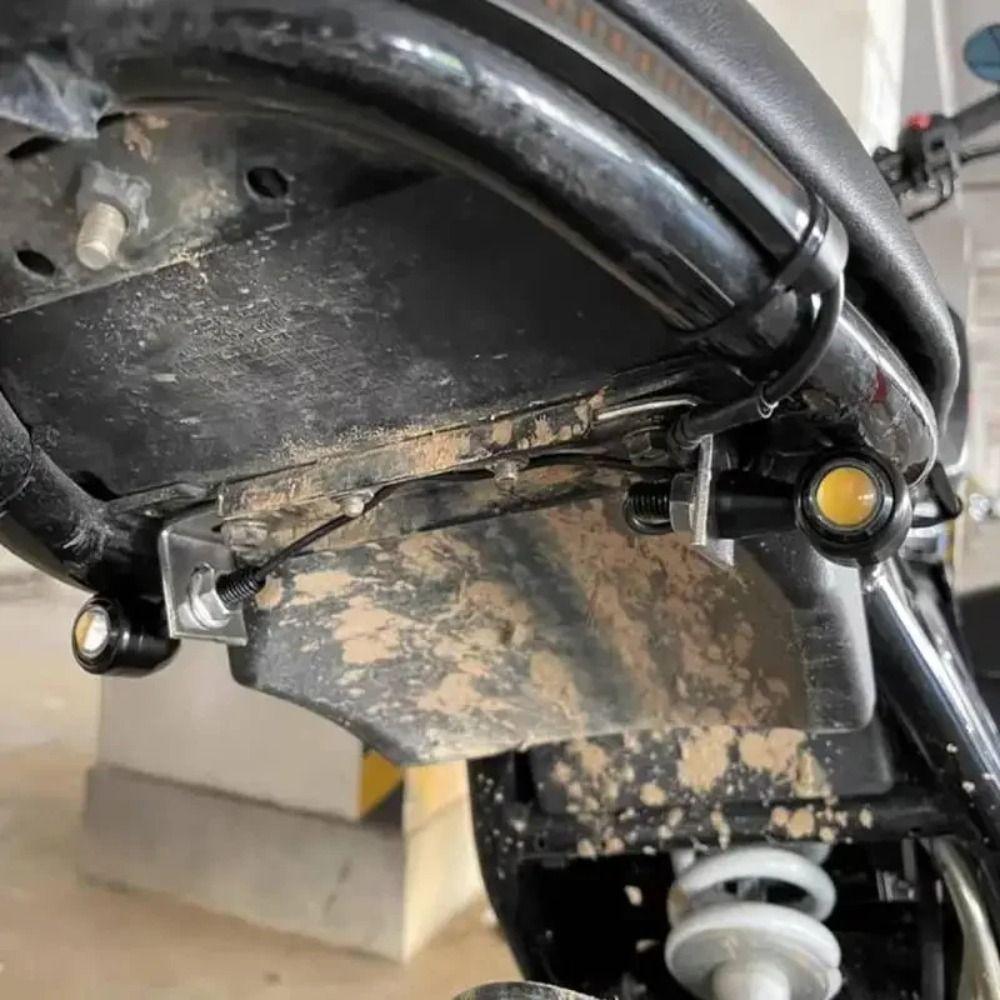 Mini Size LED Indicator Lamp Aluminum Zinc Zinc Alloy Motorbike Taillight  ATV Accessories