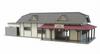 Sankei Scene Series Station Paper Craft 1/87 Building-3 MK05-12
