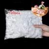 10/50/100pcs Disposable Food Cover Kithchen Refrigerator Fruit Food Stretch Leftovers Protection Flim Dustproof Bowls Cups Caps Bag