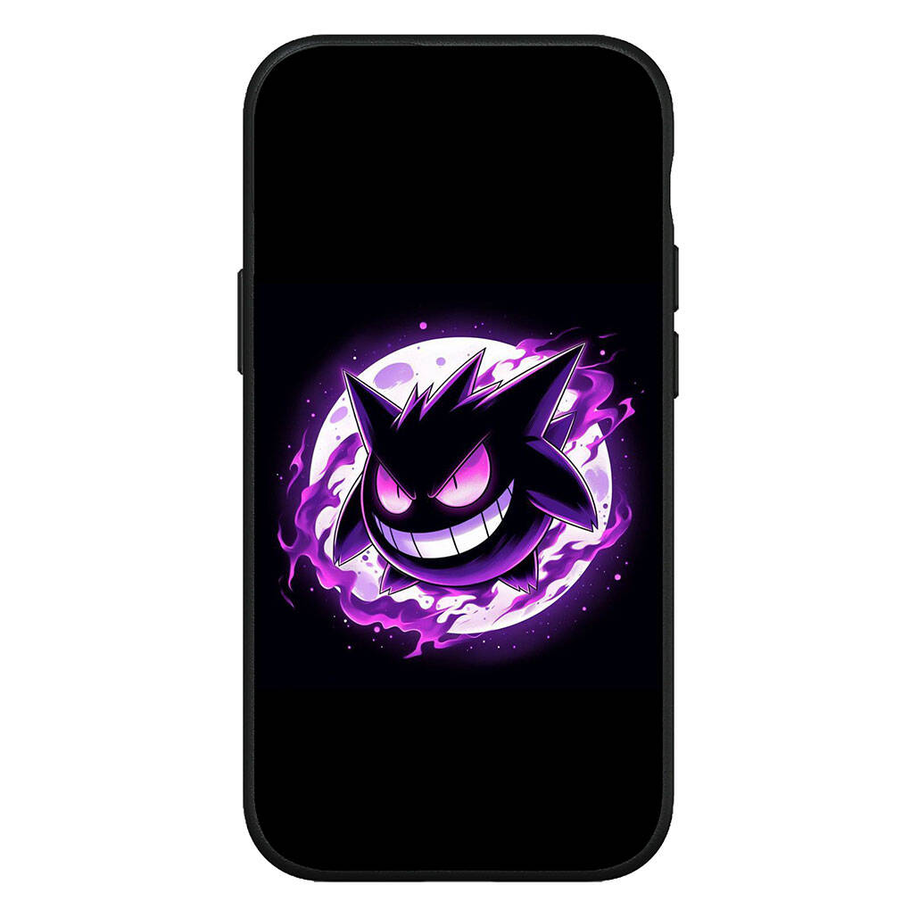 Чехол для iPhone 17 16 15 Xiaomi Poco Redmi Note 14 13 12 11 Pro Max X 16e Samsung Galaxy S25 S24 S23 OPPO Huawei Pokemon Pikachu GO Gengar Чехол для телефона