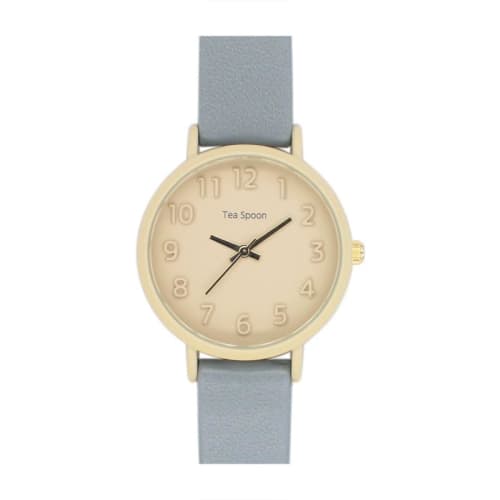 Tea Spoon Women's Color Casual Watch H04722A-1 GY Gray