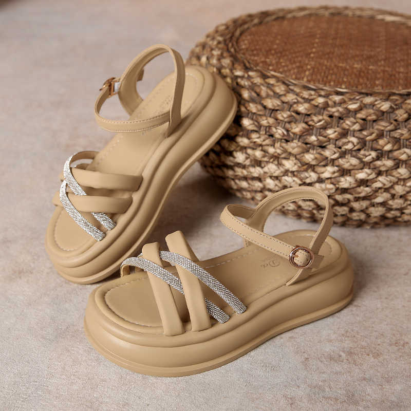 Fashion Round Tip Spring-autumn Beach Shoes For Water Rubber Slippers Husband Women's Casual Sandal Sneakers Sports Boti Deporte