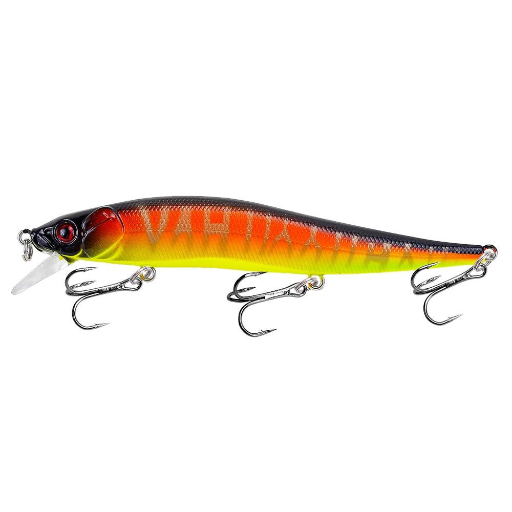1 шт., рыболовная приманка, 115 мм, воблеры Minnow Crankbait, 3D глаза, искусственная приманка для окуня, приманка для щуки и карпа, наживка для плавания, рыбалка Pesca, окунь, аксессуары для плавания